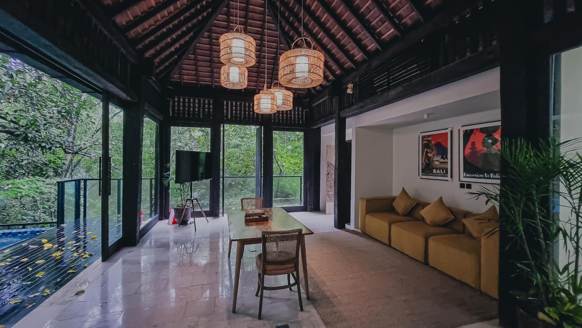 The Sebali Resort Ubud Exterior foto The interior of a villa at the resort