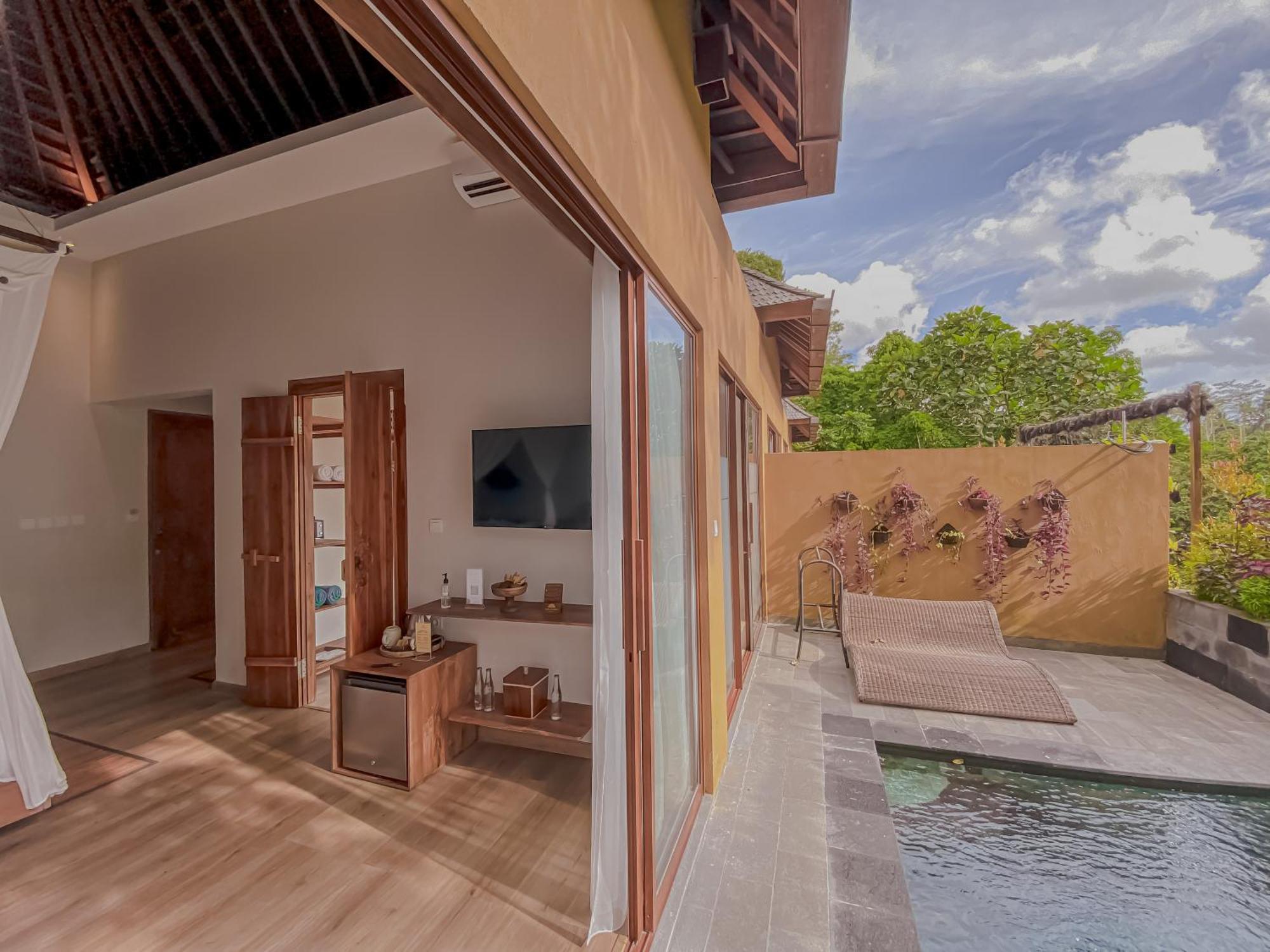 The Sebali Resort Ubud Exterior foto A room at the hotel